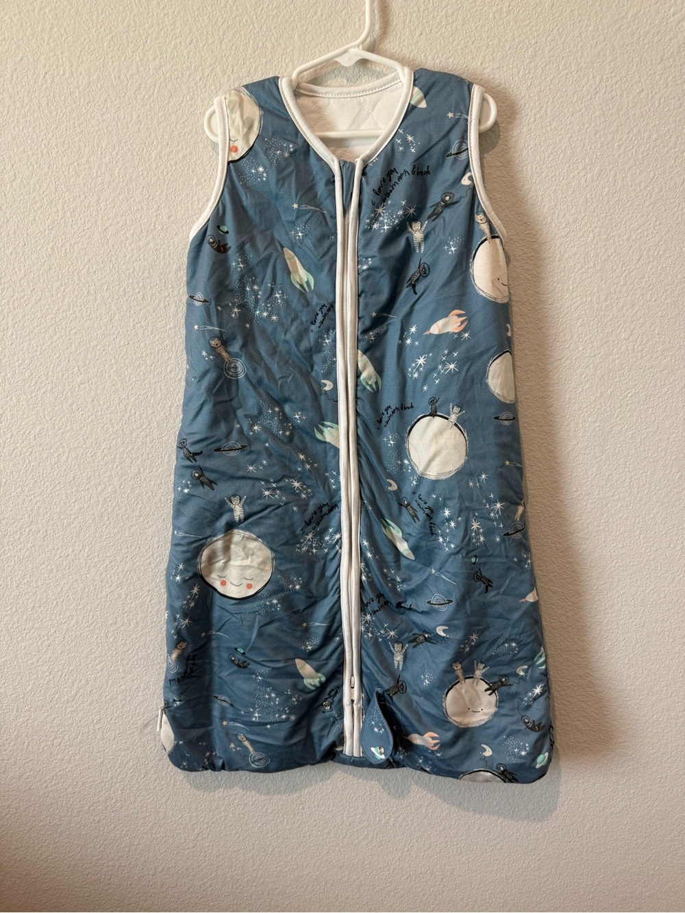 Carter's Blue Space-Themed Sleeveless Sleep Sack